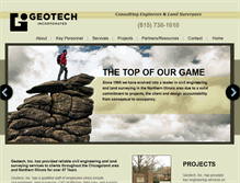 Tablet Screenshot of geotechconsultantsinc.com